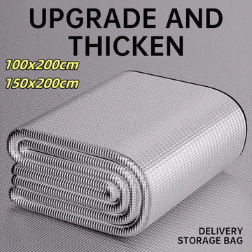 Waterproof Mat Double-sided Aluminum Film Moisture-Proof Mat Portable Picnic Mat Outdoor Tent Camping Beach Moisture-Proof Mat