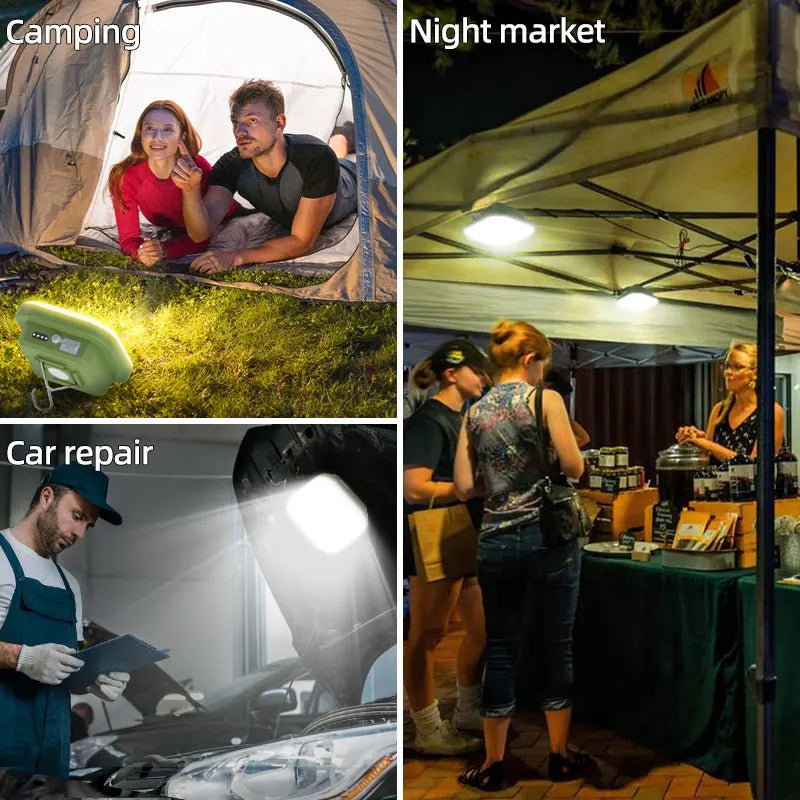 MOSLIGHTING Outdoor Camping Lantern Portable Fast Charging LED Searchlight Tent Flashlight Power Outage Emergency Work Lightings